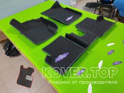 EVA коврики с бортами в Renault Kaptur